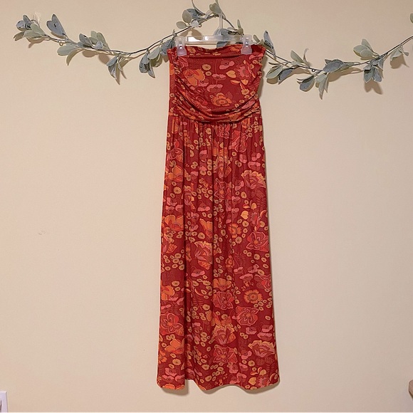 NWT Grace Karin Retro Floral Maxi Dress - Picture 1 of 6